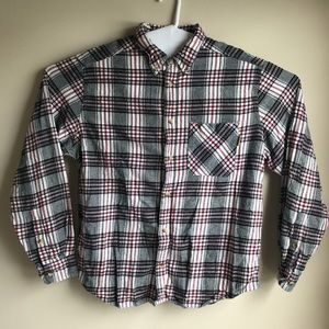 Woolrich Flannel Shirt Large Front Pocket 100% Cot
